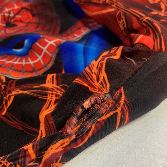 Vintage Marvel Spider-Man 2 Short Sleeve Button Up As-Is Retro Kids - Picture 10 of 10